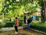 ทต.ท่าปลา ทำความสะอาดสถานที่กักตัวกลุ่มเสี่ยงจากโควิด ณ รร.ส