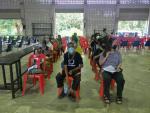บรรยากาศการฉีดวัคซีนป้องกันโควิด-19