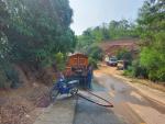 นำรถบรรทุกน้ำมาแจกจ่ายน้ำให้กับประชาชน หมู่ที่1