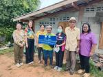 ลงพื้นที่ มอบป้ายบ้านผู้สูงอายุที่ได้รับการซ่อมแซม จำนวน 5 ห