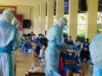 swab ครั้งที่1 ทั้งครูและนักเรียนกลุ่มเสี่ยง ณ รร.ท่าปลาอนุส
